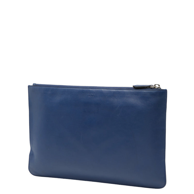 Fendi Bag Bugs Monster Clutch Bag Leather