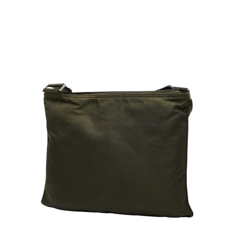 Prada Triangle Plate Shoulder Bag Nylon Logo