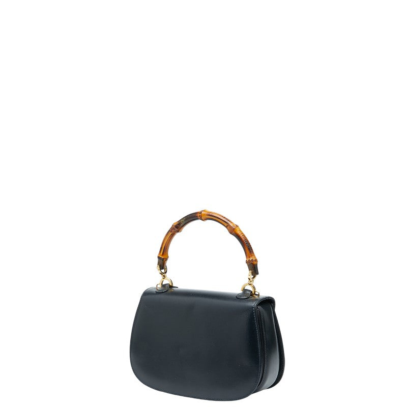 Gucci Bamboo 2Way Bag Leather Travel Bag Bag 22