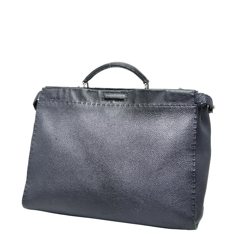 Fendi Peekaboo Fit Bag Bugs Eye Monster 2Way Bag Leather Travel Bag