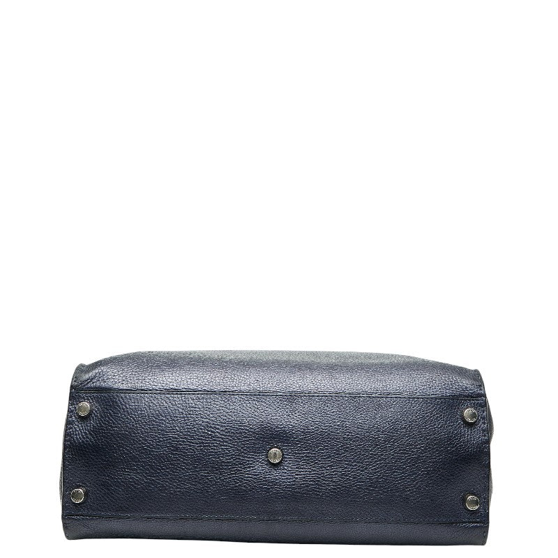 Fendi Peekaboo Fit Bag Bugs Eye Monster 2Way Bag Leather Travel Bag