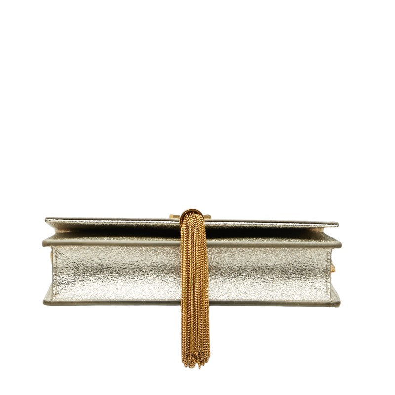 YSL Saint Laurent Kate Tassel Fringed Shoulder Bag Leather