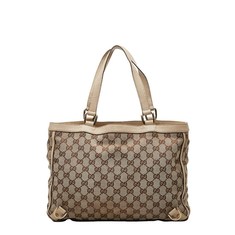 Gucci Abbey Tote Bag Canvas Tote Bag
