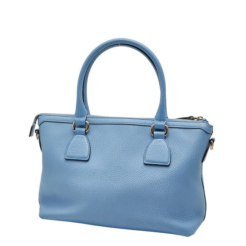 Gucci Interlocking 2Way Bag Leather Travel Bag Bag 3