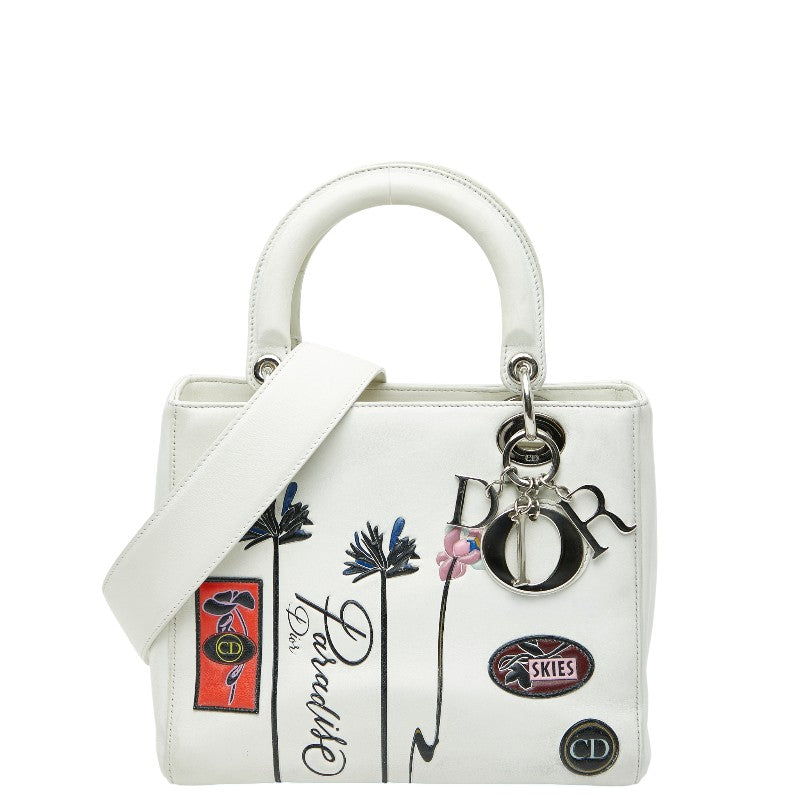 Dior Lady Paradise 2Way Bag Leather Travel Bag