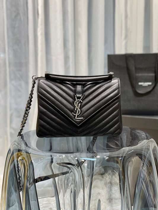 YSL Saint Laurent College Handbag Chain Travel Bag Ysl 600279Brm041000 6962