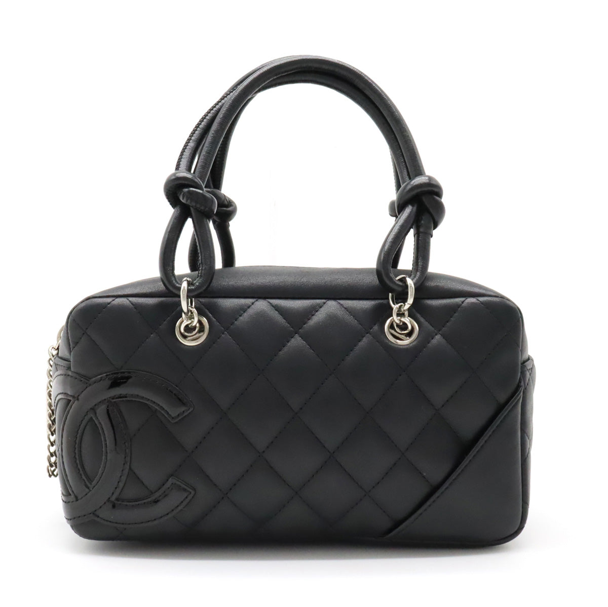 Chanel Cambon Line Bowling Handbag Mini Mini Bag