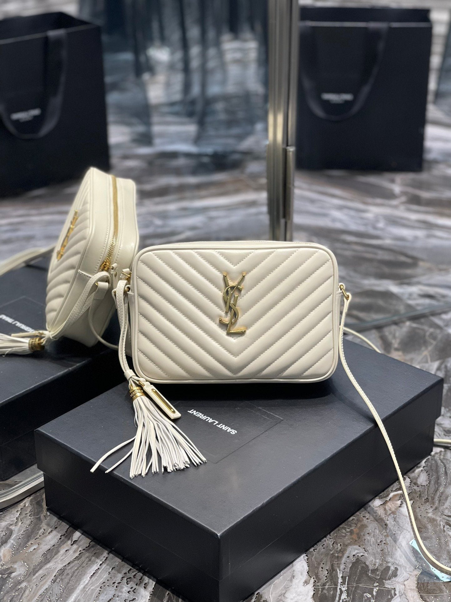 YSL Saint Laurent Lou Crossbody Bag Ysl 612544Dv7079207 9574