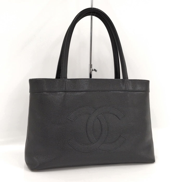 Chanel Tote Bag Caviar Skin Black