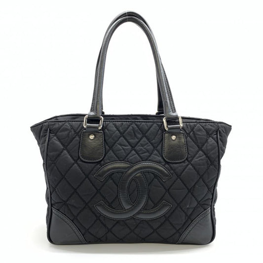 Chanel Tote Bag Cocomark Quilting Leather Nylon