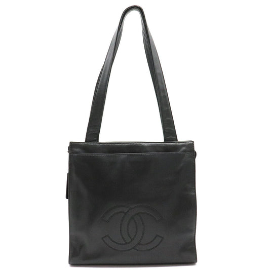 Chanel Here Mark Shoulder Bag Shawl Lambskin Leather