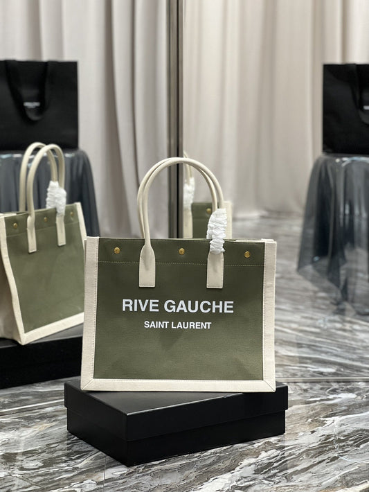 YSL Saint Laurent Rive Gauche Tote Bag 617481F Di3281 8233