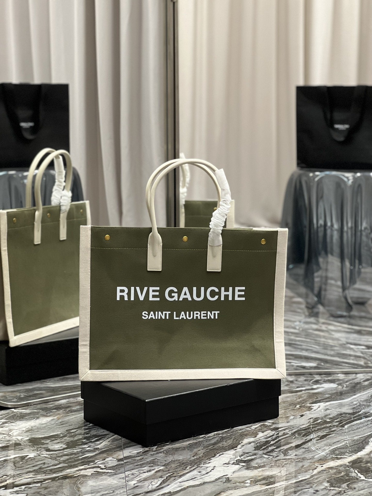 YSL Saint Laurent Rive Gauche Tote Bag 189In48Cm Ysl 7217