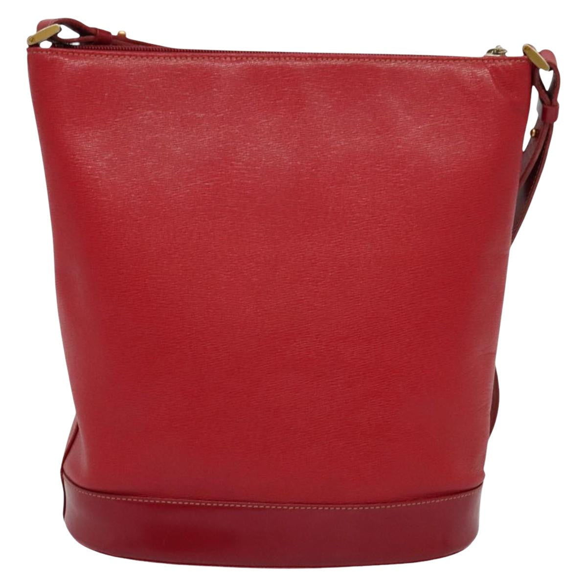 Burberry Nova Check Shoulder Bag Leather Red