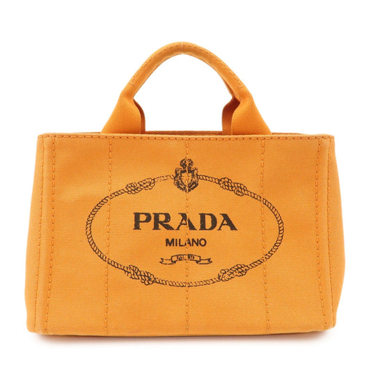 Tote Bag Canapa Hand Bag Canvas Orange Mini