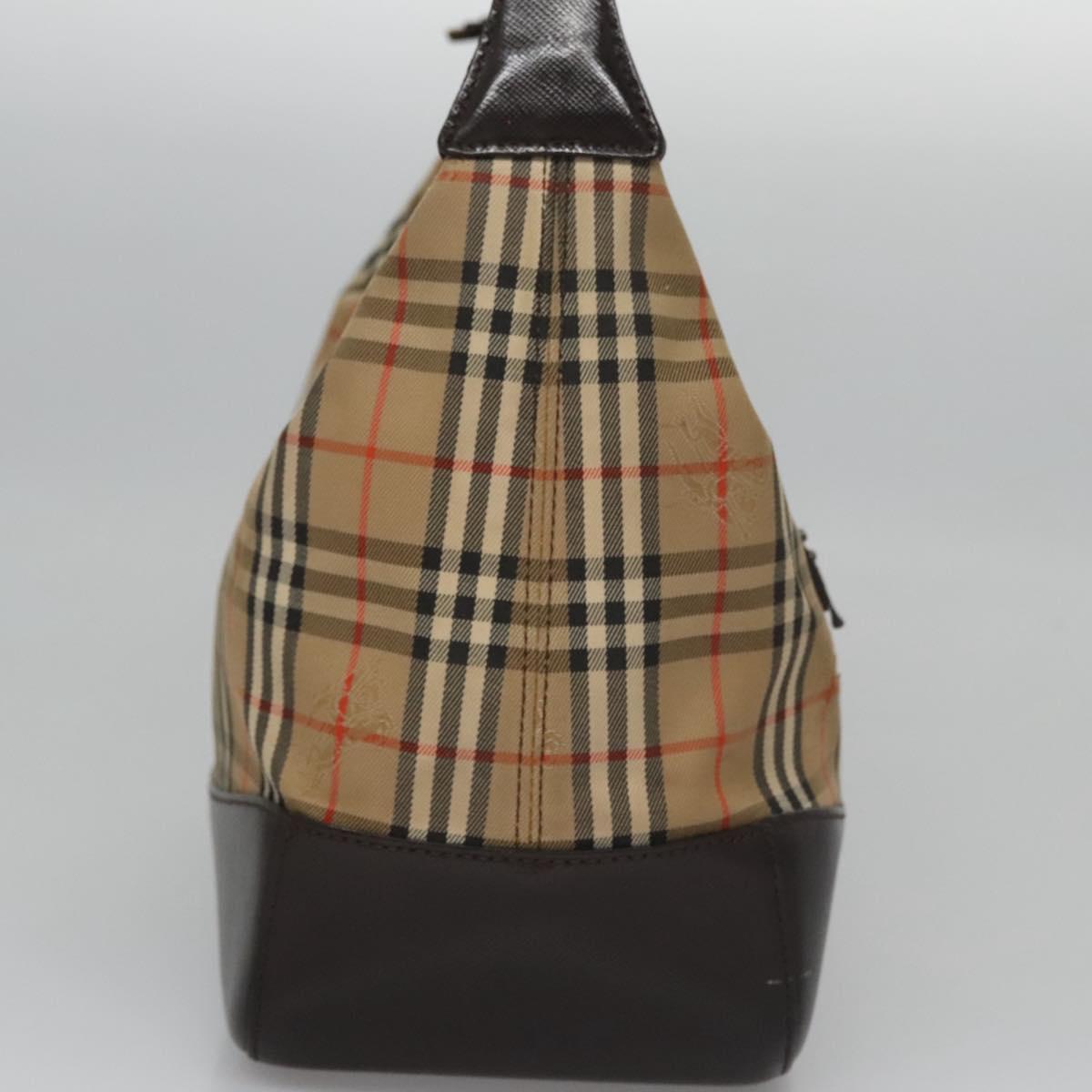 Burberry Nova Check Shoulder Bag Canvas Beige Shoulder Bag 157