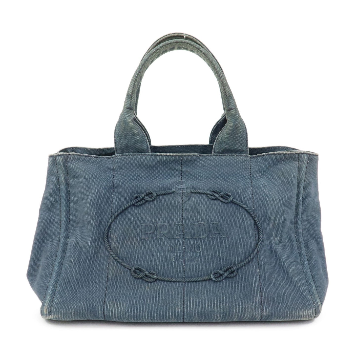 Tote Bag Canapa Hand Bag Canvas Blue Logo