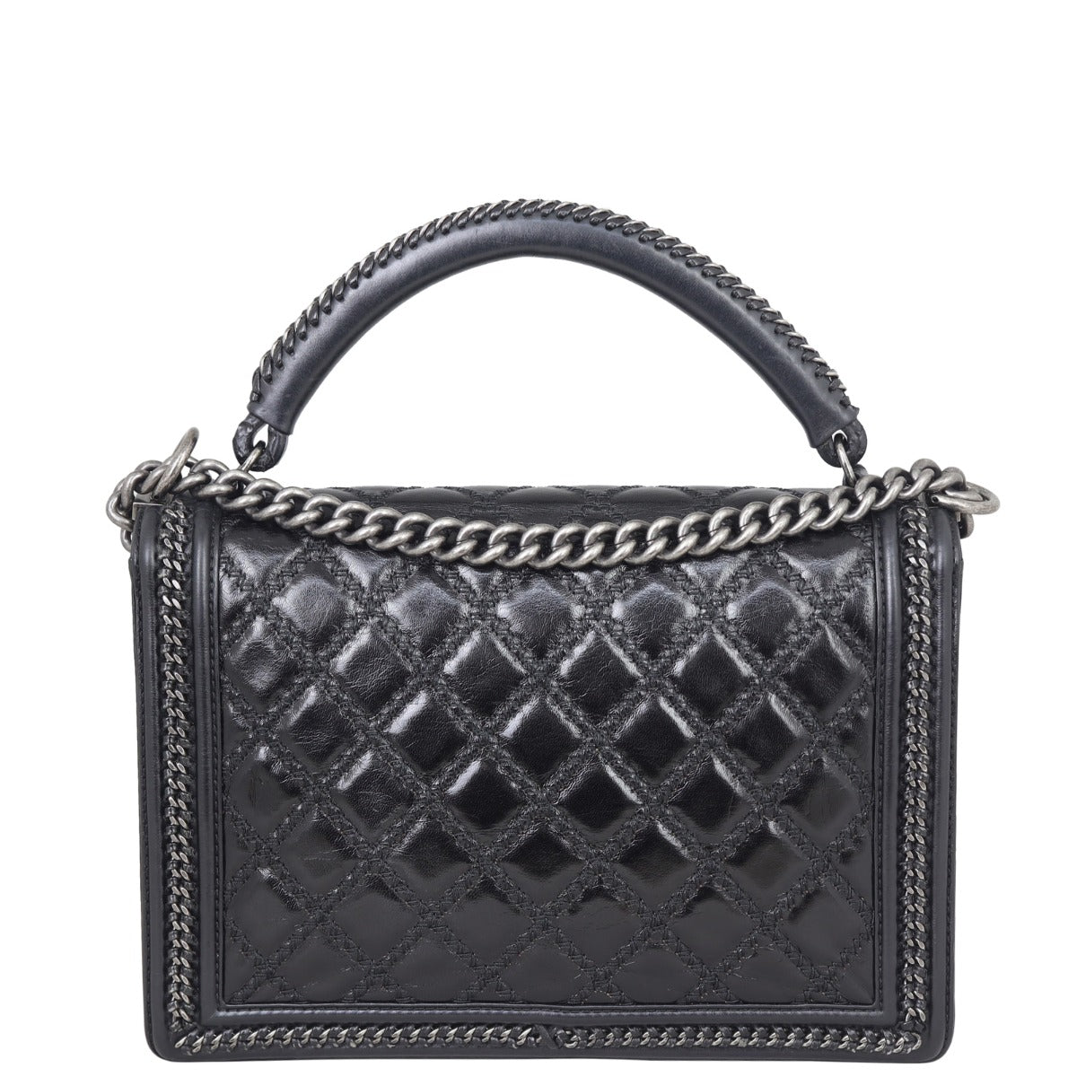 Chanel Boy Top Handle Bag Large Handbag