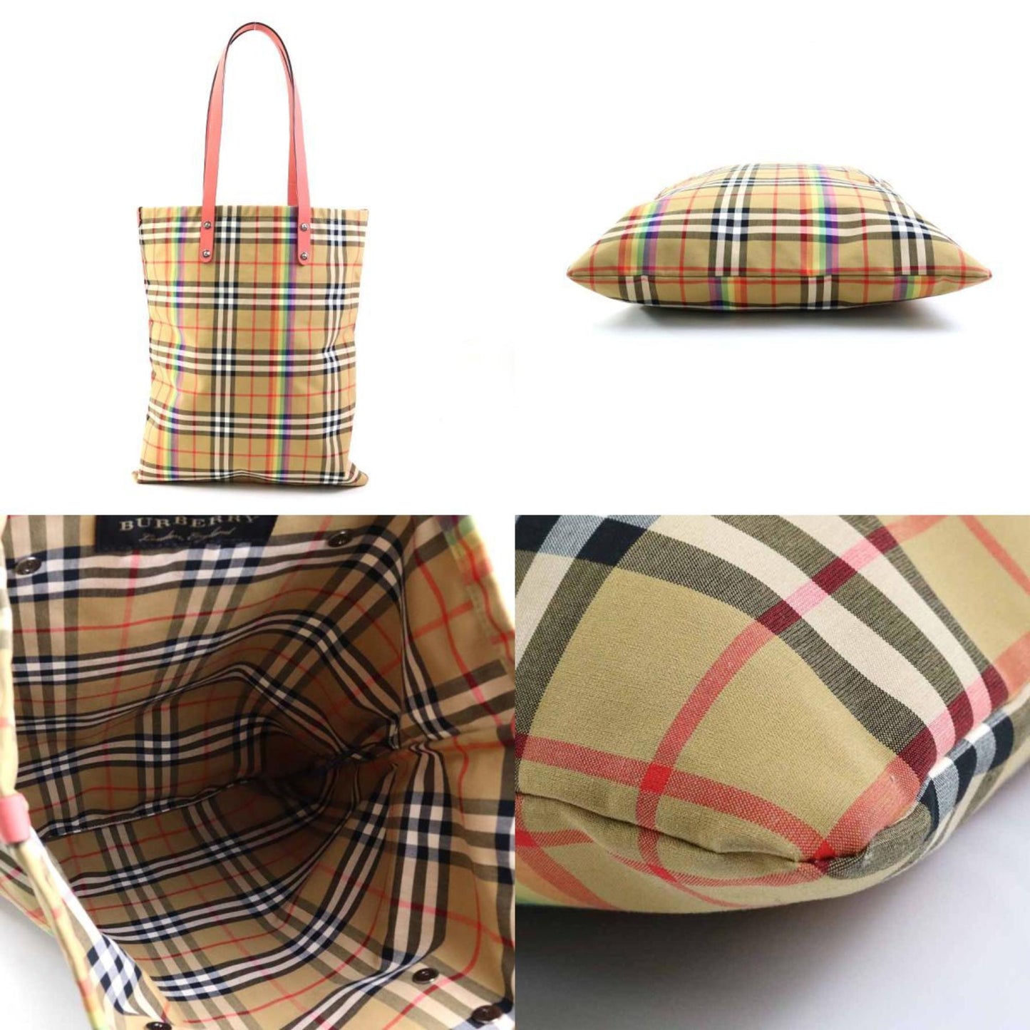 Burberry Luxury Nova Check Tote Tote Bag Check Tote 117