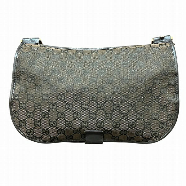 Gucci Shoulder Bag Leather Canvas Bag 3