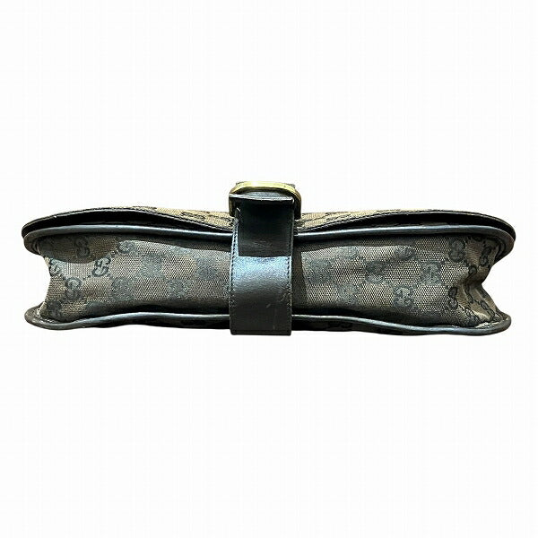 Gucci Shoulder Bag Leather Canvas Bag 3