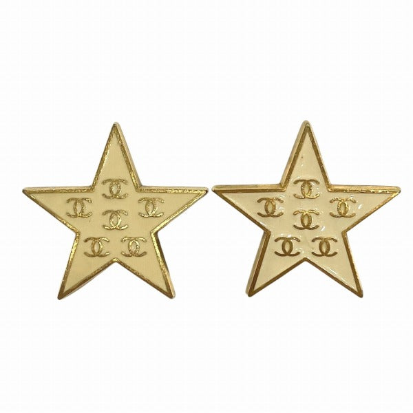 Chanel Coco Mark Star Earrings Jewelry