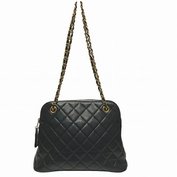 Matelasse Lambskin Shoulder Bag Signature Daily