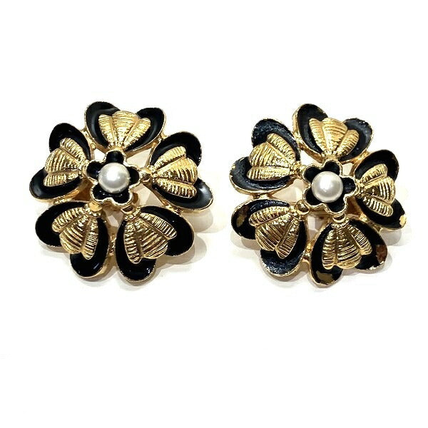 Flower Pearl Earrings Jewelry