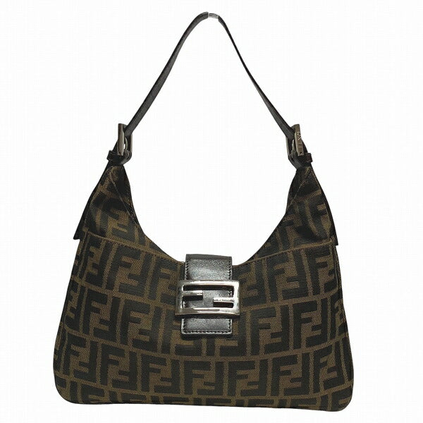 Fendi Zucca Shoulder Bag Canvas Shoulder Bag 2