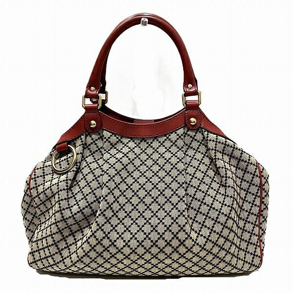 Gucci Diamante Handbag Canvas Travel Bag