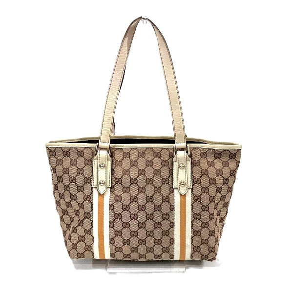 Gucci Sherry Line 2Way Bag Canvas Travel Bag 3