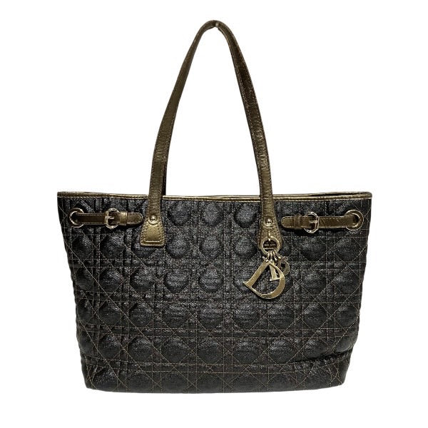 Dior Panarea Tote Bag Leather Canvas