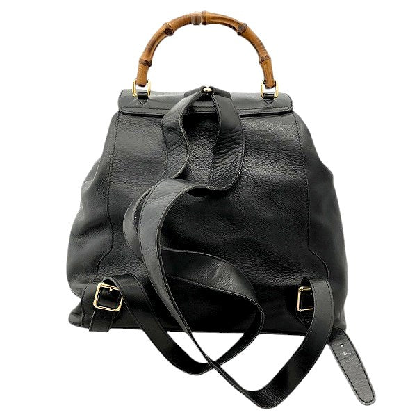Gucci Bamboo Backpack Leather Backpack 2