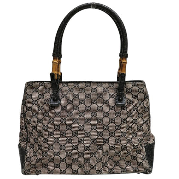 Gucci Bamboo 2Way Bag Canvas Travel Bag 9