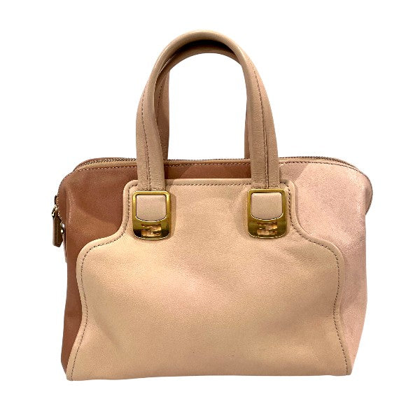 Fendi Chameleon 2Way Bag Leather Travel Bag