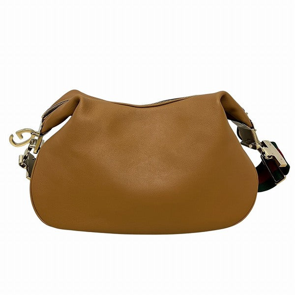Gucci Attache 2Way Bag Leather Canvas Travel Bag