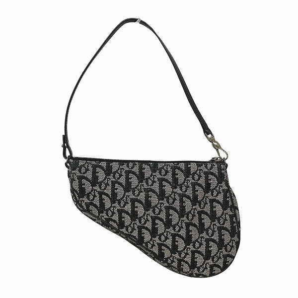 Dior Saddle Bag Jacquard Handbag Canvas Travel Bag