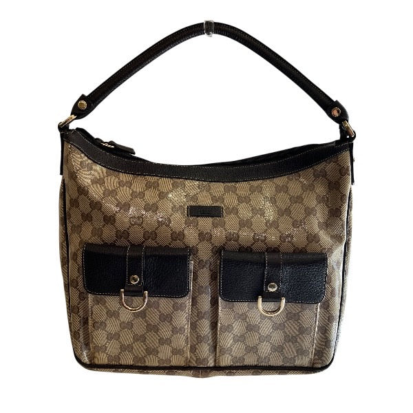 Gucci Crystal Pvc Handbag Travel Bag