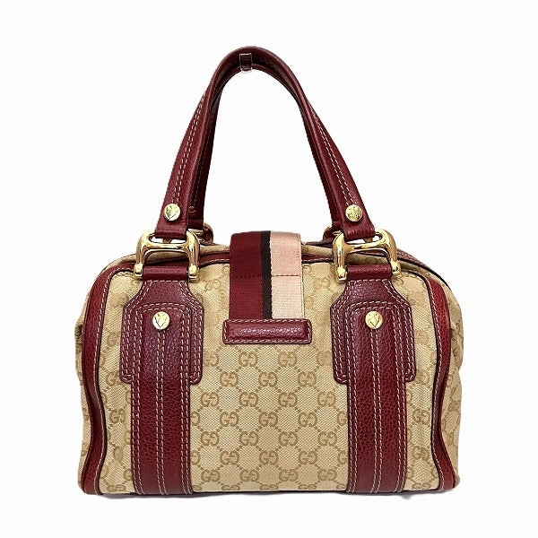 Gucci Hysteria Aviatrix Crest Handbag Canvas Travel Bag