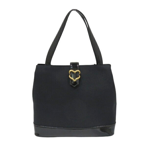 YSL Saint Laurent Yves Enamel Shoulder Bag Nylon