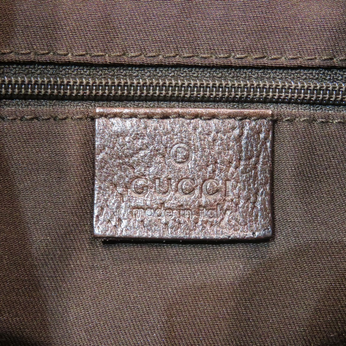 Gucci Shoulder Bag Leather Canvas 54