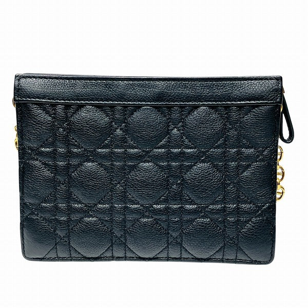 Dior Caro Pouch Calfskin 2Way Shoulder Bag Zip