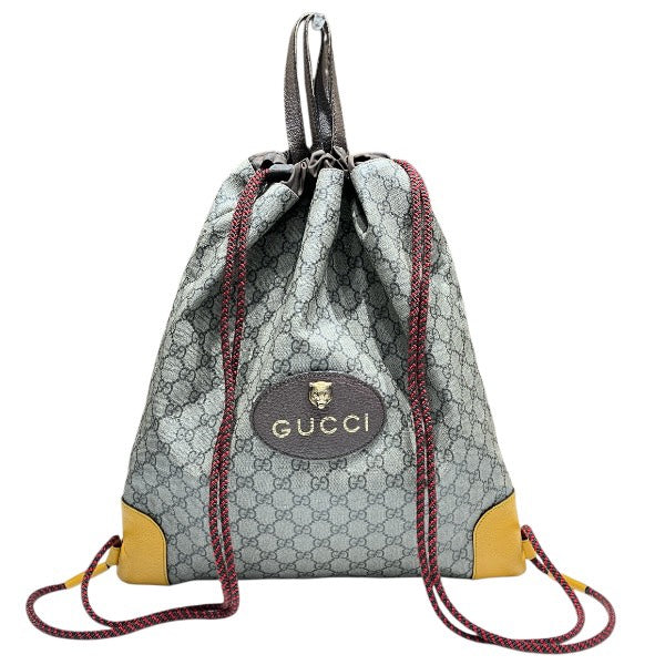 Gucci Supreme Cat Head Pvc Drawstring Backpack Jewelry