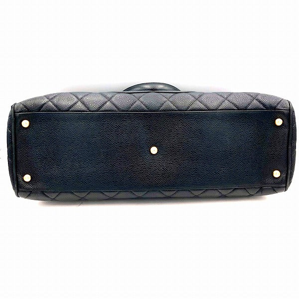 Matelasse Caviar Skin Handbag Boston