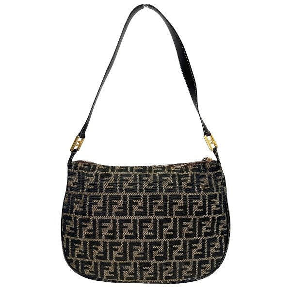 Fendi Zucca Shoulder Bag Canvas