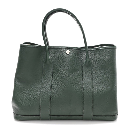 Hermes Epsom Garden Party Vert Anglais Handbag Travel Bag
