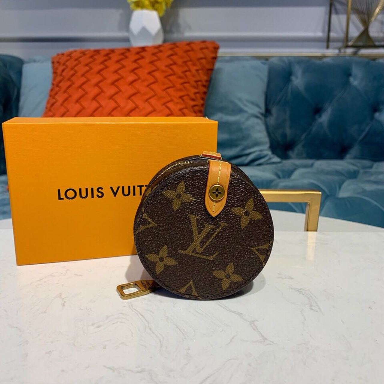 Top Quality Round Case By Virgil Abloh Canvas Monogram Travel Bag