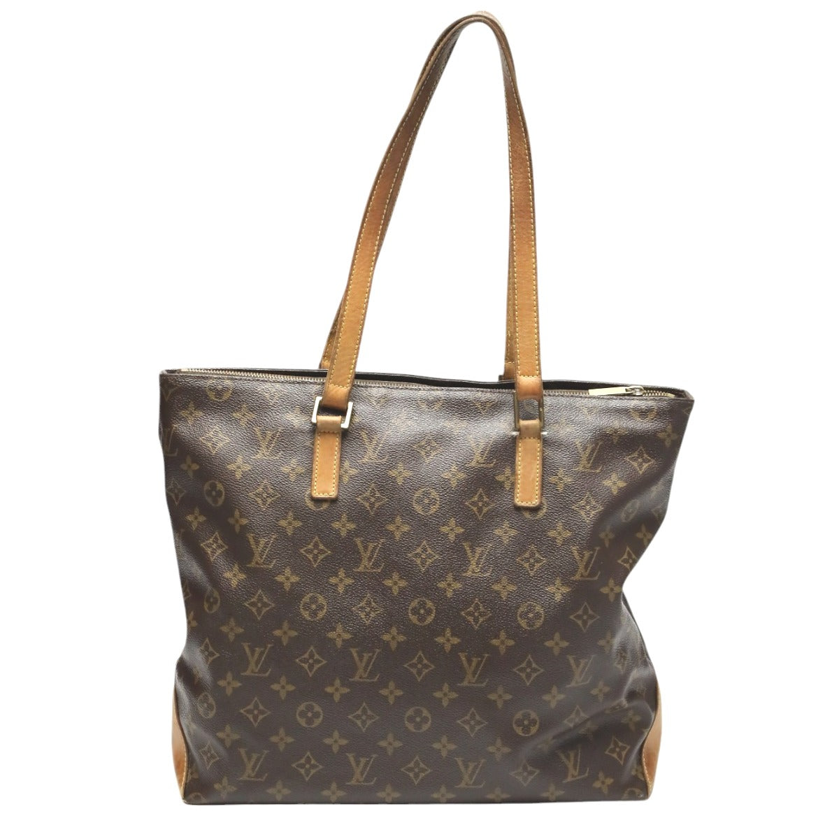 Louis Vuitton M51151 Cabas Mezzo Cabas Mezzo Monogram Canvas Brown Tote Bag