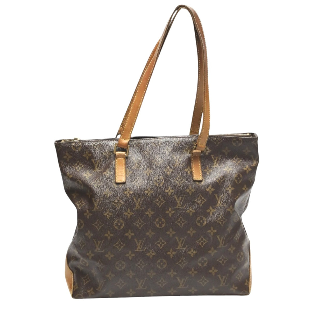 Louis Vuitton M51151 Cabas Mezzo Cabas Mezzo Monogram Canvas Brown Tote Bag