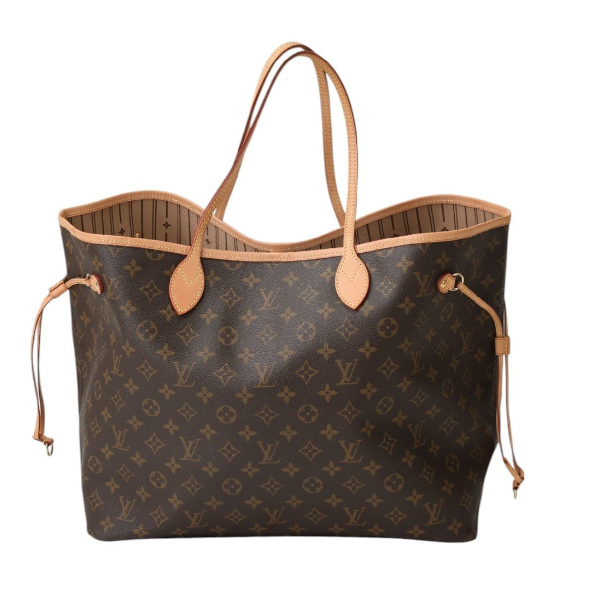 Louis Vuitton M40157 Discontinued Neverfull GM Monogram Canvas Brown Tote Bag